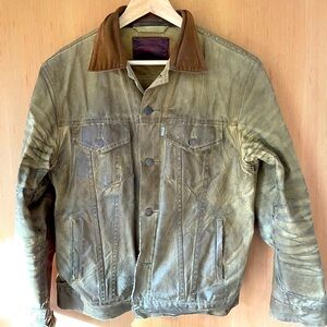 Filson X Levi’s Waxed Trucker Jacket, L
